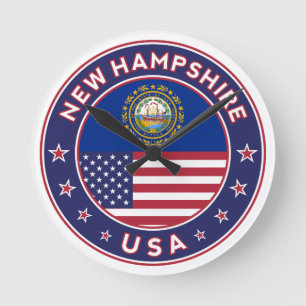New Hampshire Round Clock