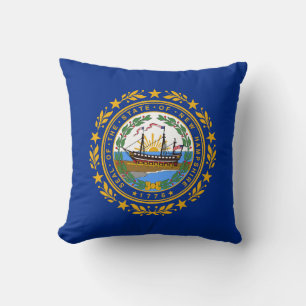 New Hampshire State Flag Cushion