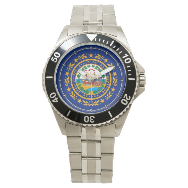 New Hampshire State Flag Design Watch (Front)
