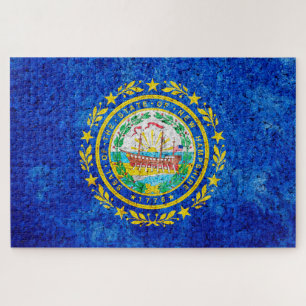 New Hampshire State Flag Jigsaw Puzzle