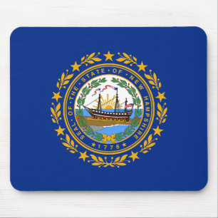 New Hampshire State Flag Mouse Pad