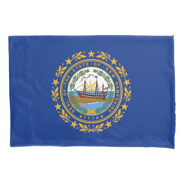 New Hampshire State Flag Pillowcase (Front)