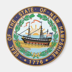 New Hampshire State Seal Magnet