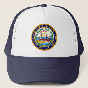 New Hampshire state seal Trucker Hat