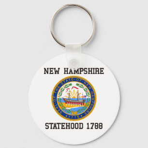 New Hampshire Statehood Key Ring