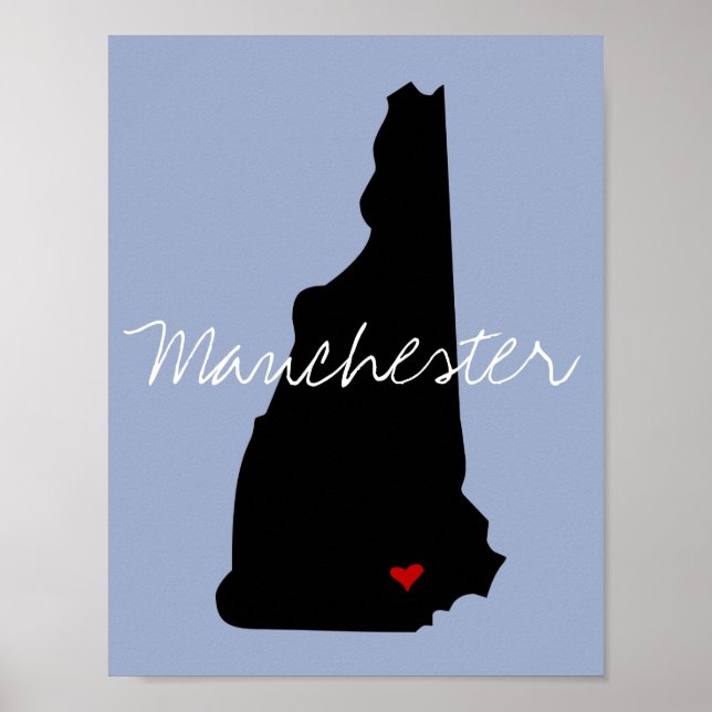 New Hampshire Town Poster (Front)
