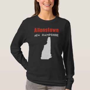 New Hampshire Usa State America Travel Allenstown T-Shirt