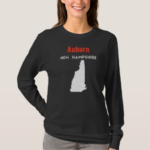 New Hampshire Usa State America Travel Auburn T-Shirt