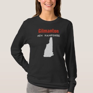 New Hampshire Usa State America Travel Gilmanton T-Shirt