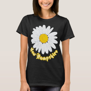 New Hampshire Vacation Flower Meadow Daisy Petals  T-Shirt