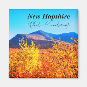 New Hampshire White Mountains in Autumn Magnet