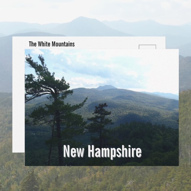 New Hampshire White Mountains Scenic View Postcard (Creator Uploaded)