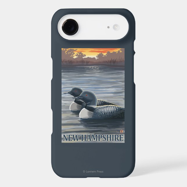 New HampshireCommon Loon Case-Mate iPhone Case (Back)