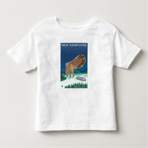 New HampshireCuttlefish Scene Toddler T-Shirt