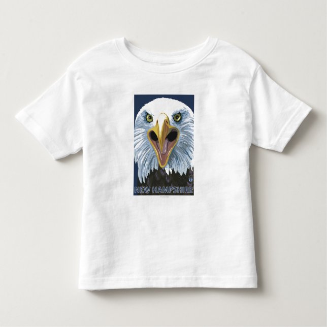 New HampshireEagle Up Close Toddler T-Shirt (Front)