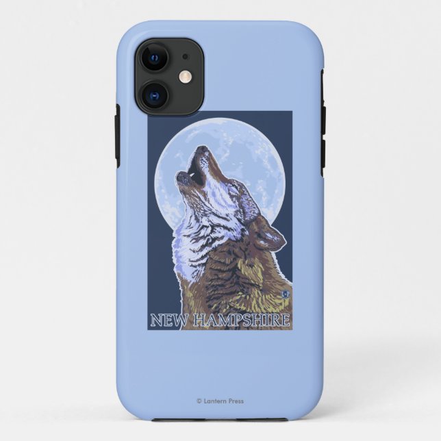 New HampshireHowling Wolf Case-Mate iPhone Case (Back)