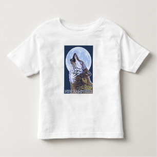 New HampshireHowling Wolf Toddler T-Shirt