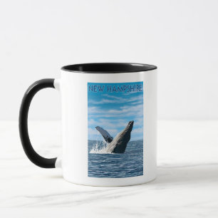 New HampshireHumpback Whale Scene Mug