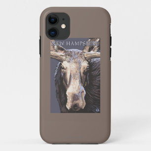 New HampshireMoose Up Close iPhone 11 Case