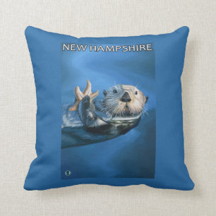 New HampshireSea Otter Scene Cushion