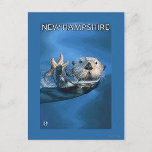 New HampshireSea Otter Scene Postcard