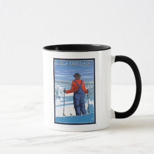 New HampshireSkier Admiring View Mug