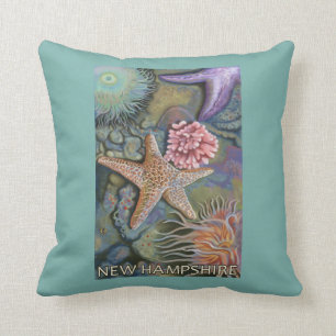 New HampshireTidepool Scene Cushion