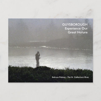 New Harbour, NS - Salmon Fishing, Early Morning Postcard