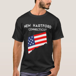 New Hartford Connecticut Usa State America Travel T-Shirt