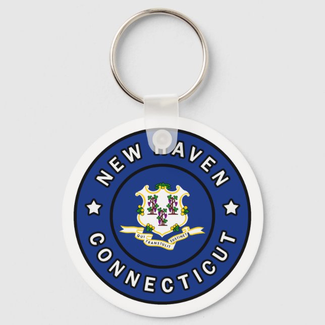 New Haven Connecticut Key Ring (Front)