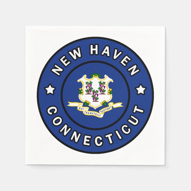 New Haven Connecticut Napkin (Front)