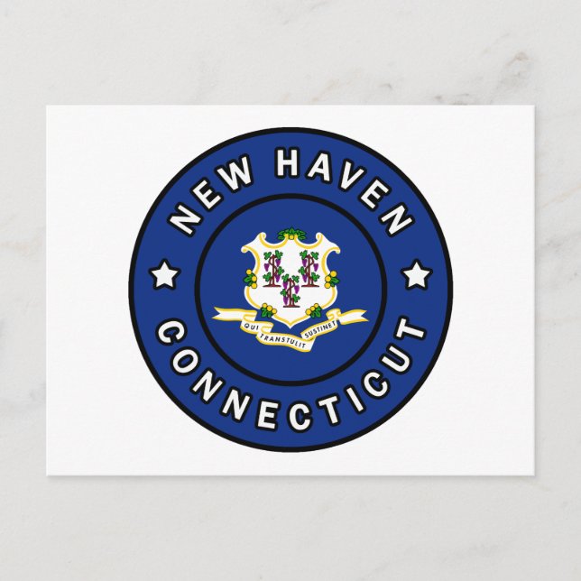 New Haven Connecticut Postcard (Front)
