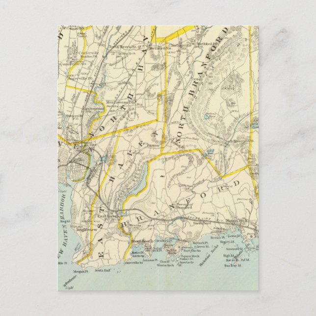 New Haven County Postcard (Front)