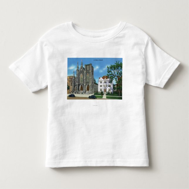 New Haven, CTExterior View of St. Mary's Toddler T-Shirt (Front)