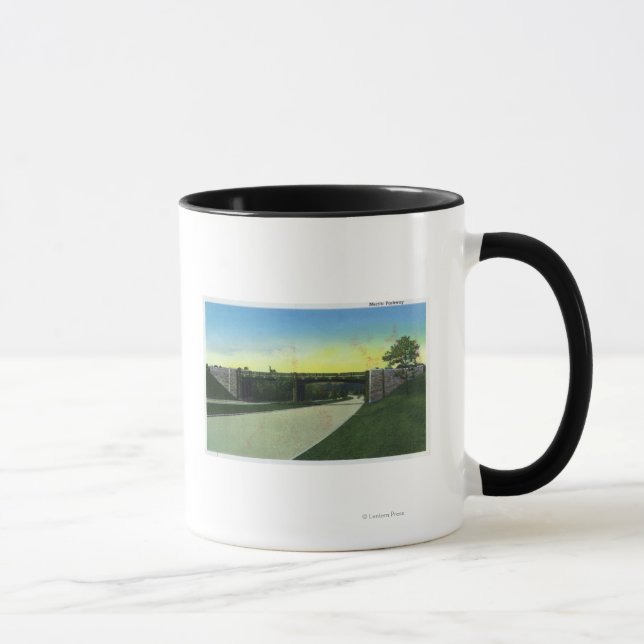 New Haven, CTView of Merritt Parkway Mug (Right)