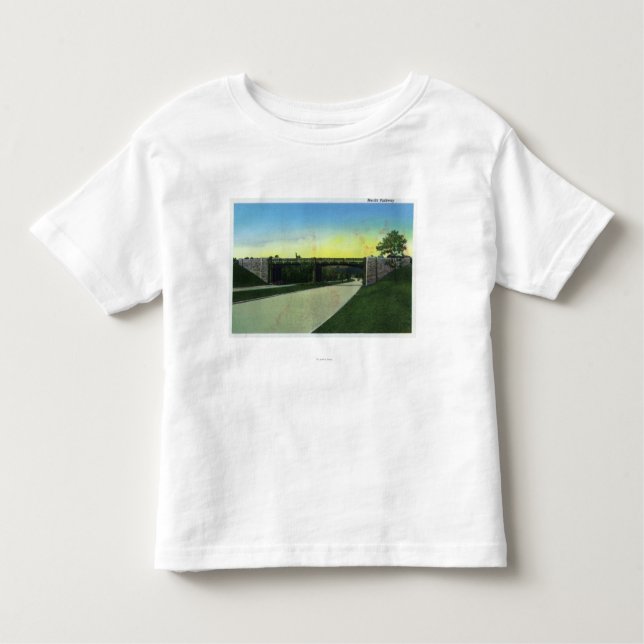 New Haven, CTView of Merritt Parkway Toddler T-Shirt (Front)