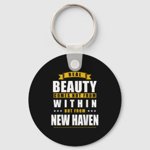 New Haven - Funny D City Gift Key Ring