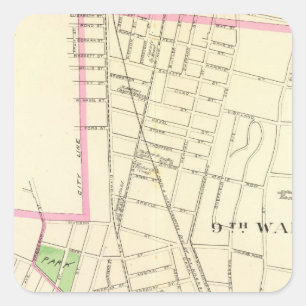 New Haven N Square Sticker