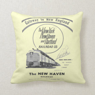 New Haven Railroad-Gateway to New England 1950 Cushion