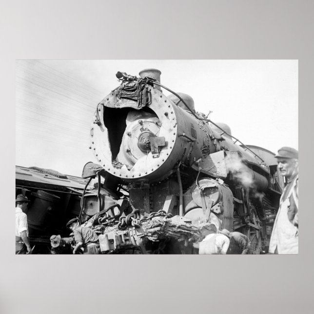 New Haven Train Wreck: 1913 Poster (Front)
