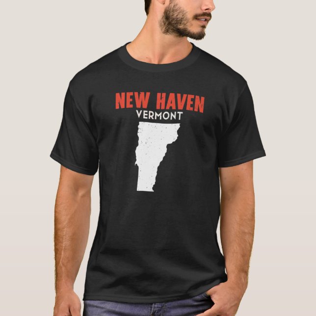 New Haven Vermont USA State America Travel Vermont T-Shirt (Front)