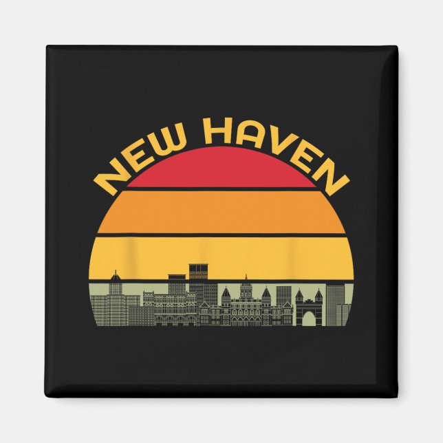 New Haven Zza Catal Of The World Connecticut Azza  Magnet (Front)