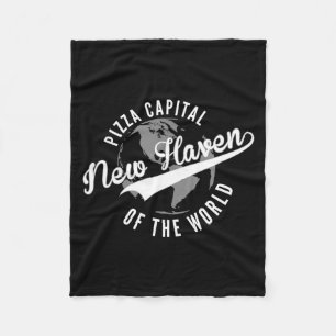 New Haven Zza Catal Of The World Connecticut  Fleece Blanket