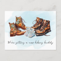 New Hiking Buddy Adventure Pregnancy Announcement