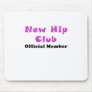 New Hip Club Official Member Mouse Pad
