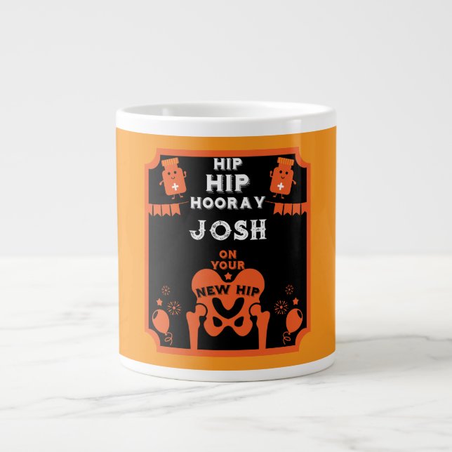 New Hip Get Well Large Coffee Mug (Front)
