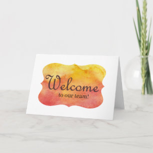 New Hire Series - Sunshine  - Welcome Card
