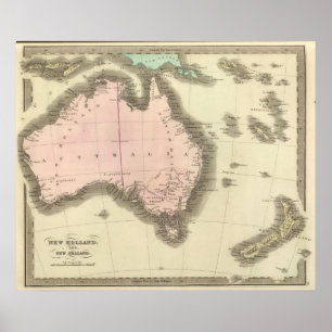 New Holland and New Zealand Poster