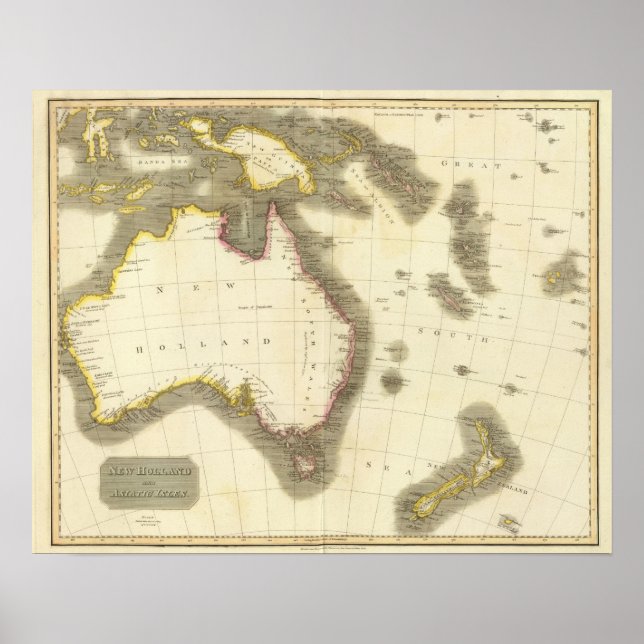 New Holland, Asiatic isles Poster (Front)