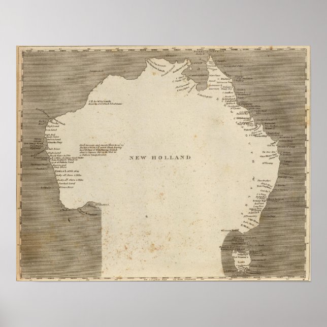 New Holland, Australia Poster (Front)